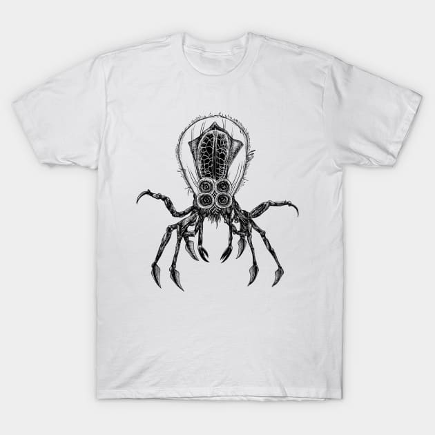 Crabsquid - Subnautica T-Shirt by Drawlander